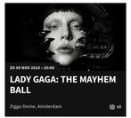 Lady Gaga Amsterdam staanplaats tickets 2x, Twee personen, November