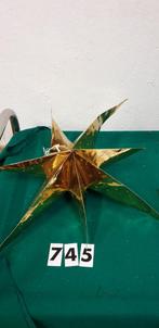 745 ] kerstster goud kleurig retro, Diversen, Kerst, Ophalen of Verzenden, 'T Olde Gre-j, Info@toldegrej.nl, Endepoelstraat 20f Didam