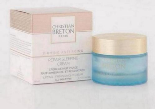 2x Christian Breton Paris Skin-Repair Sleeping Cream 2x 50ml, Sieraden, Tassen en Uiterlijk, Uiterlijk | Gezichtsverzorging, Ophalen of Verzenden