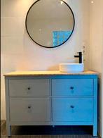 Ikea Hemnes Badmeubel blauw, Ophalen, 100 tot 150 cm, Zo goed als nieuw, Minder dan 100 cm