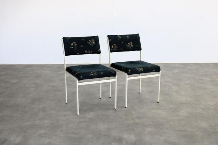 Vintage stoelen | 2 stuks | jaren 60 | pastoe, Huis en Inrichting, Stoelen, Gebruikt, Twee, Metaal, Ophalen of Verzenden