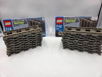 Lego World City 4515 Straight Rails 2x beschikbaar voor biedingen