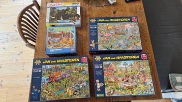 Jan van Haasteren puzzels | 1x 1500 en 2x 1000 (+ 2 extra) beschikbaar voor biedingen