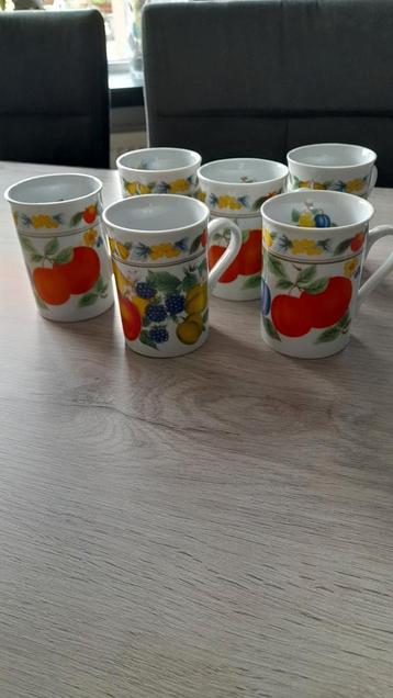6 Nieuwe Mokken met afbeelding Fruit! beschikbaar voor biedingen