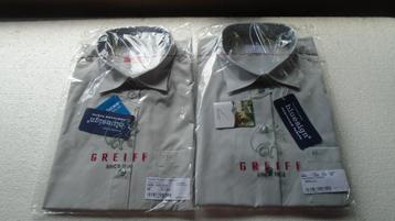 Greiff 2 X dames blouse Zilver nieuw maat 48 3XL beschikbaar voor biedingen