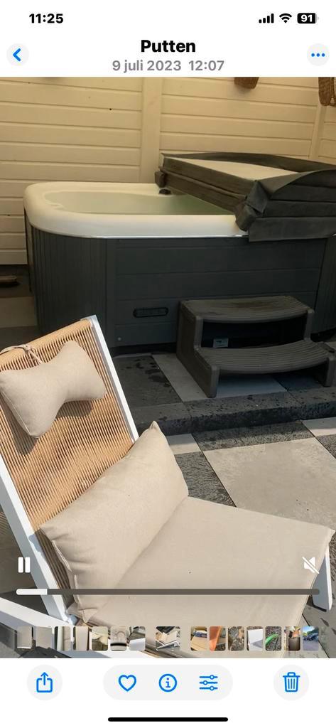 Lounge Tuinstoel Kees Smit Enzio - Zo goed als nieuw, Tuin en Terras, Tuinstoelen, Zo goed als nieuw, Wicker, Ophalen of Verzenden