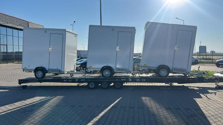 SCANVOGN mobiele badkamers GROOT ingekocht, Auto diversen, Aanhangers en Bagagewagens, Nieuw, Ophalen