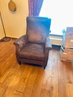 2 Robuuste Suedine Stoelen/Fauteuils, Huis en Inrichting, Ophalen, Minder dan 75 cm, Zo goed als nieuw, Stof