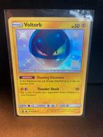 Shiny Voltorb SV13/SV94 - Hidden Fates, Ophalen of Verzenden, Zo goed als nieuw, Losse kaart, Foil