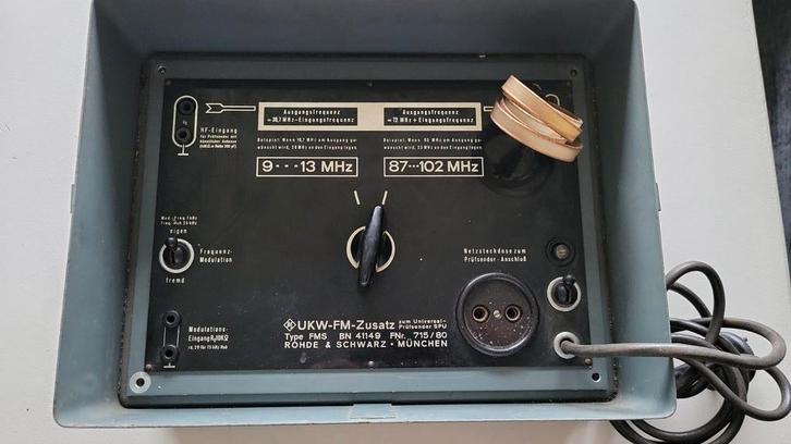 Rohde & Schwarz Testzender - Jaren '70 Vintage, Audio, Tv en Foto, Radio's, Gebruikt, Overige typen, Ophalen of Verzenden
