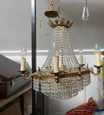 Kristallen kroonluchter hanglamp, Huis en Inrichting, Lampen | Kroonluchters, Ophalen, Gebruikt