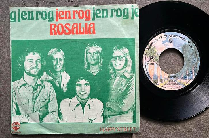 Jen Rog - Rosalia 7” NL 1976 nederpop, Cd's en Dvd's, Vinyl Singles, Gebruikt, Ophalen of Verzenden