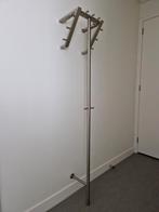 RVS kapstok en spiegel, Huis en Inrichting, Woonaccessoires | Spiegels, Minder dan 50 cm, 150 tot 200 cm, Gebruikt, Rechthoekig