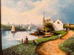 Hollands Tafereel, Antiek en Kunst, Kunst | Schilderijen | Klassiek, Ophalen of Verzenden