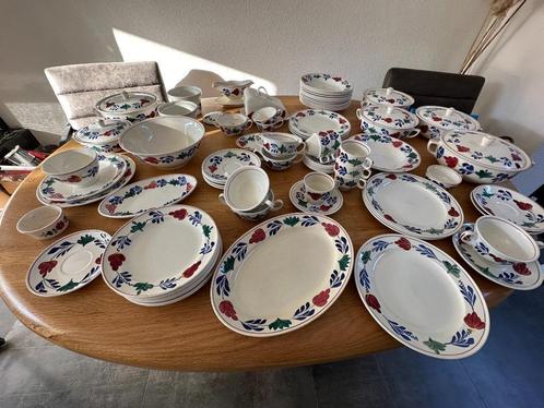 Boerenbont oa, Petrus regout, Maastricht Society ceramique,, Antiek en Kunst, Antiek | Servies los, Ophalen