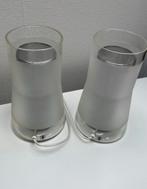 Set van 2 Ikea B9919 vintage jaren 80 lampen, Ophalen of Verzenden, Zo goed als nieuw, Glas, Minder dan 50 cm