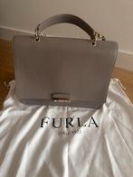 Mooie Furla leren tas - Grijs, Verzenden, Zo goed als nieuw, Grijs, Handtas