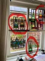 Schattige kerstboompjes glas in lood, Diversen, Kerst, Ophalen of Verzenden, Nieuw