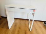 MICKE Bureau, wit gelazuurd eikeneffect, Ophalen, Gebruikt