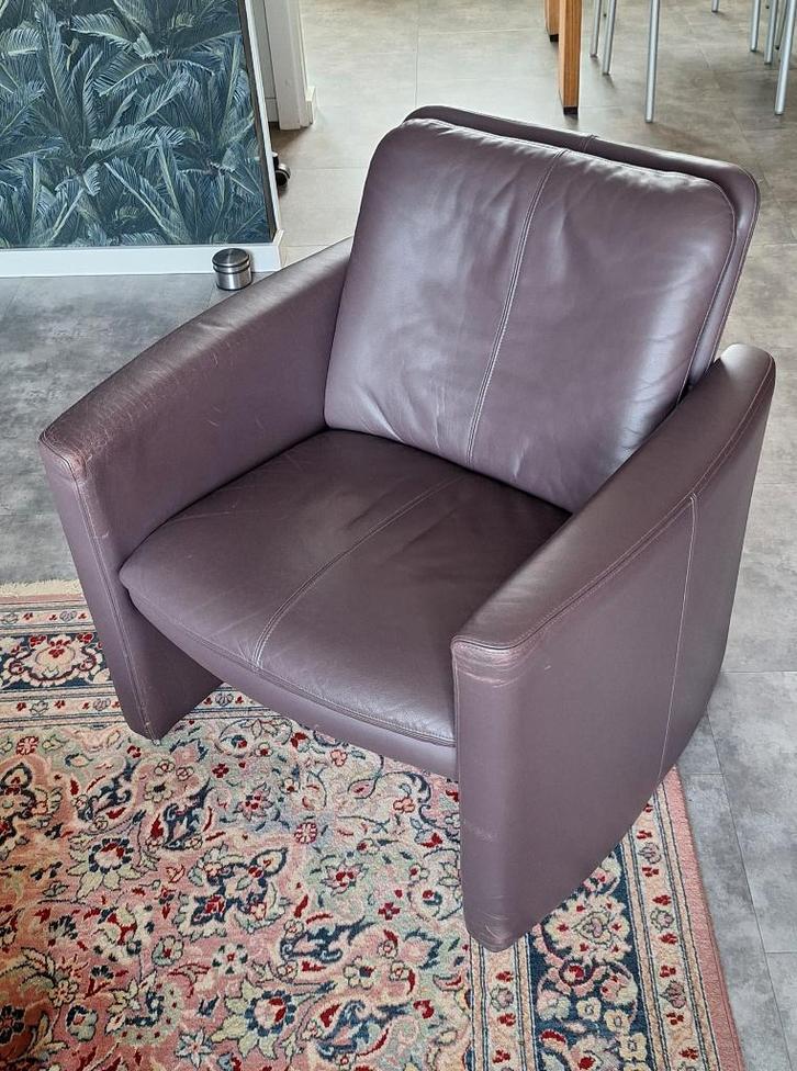 Te koop: mooie Leolux Fauteuil., Huis en Inrichting, Fauteuils, Gebruikt, Leer, 75 tot 100 cm, 75 tot 100 cm, Ophalen