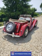 MG TD Cabriolet 1953 | Route 66 Auctions, Cabriolet, Bedrijf, Handgeschakeld, Rood