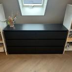 MALM Ladekast met 6 lades - Zwartbruin, Ophalen, Overige materialen, Gebruikt, 75 cm of meer