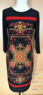 Joseph Ribkoff jurk maat 38 zwart/rood/oker[v]