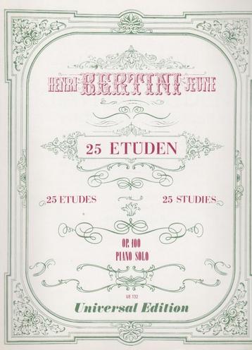 H.BERTINI - KLAVIER-ETUDEN / PIANO STUDIES beschikbaar voor biedingen