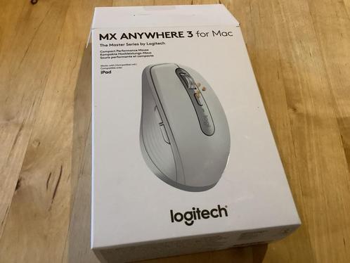 Logitech MX Anywhere 3 for Mac - zgan, Computers en Software, Muizen, Nieuw, Muis, Rechtshandig, Draadloos, Ophalen
