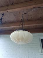 Vintage retro hanglamp Art Deco Thabur? Design glas jaren 30, Huis en Inrichting, Lampen | Hanglampen, Gebruikt, Ophalen of Verzenden