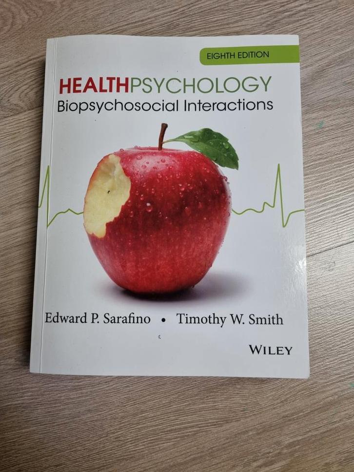Health Psychology - Biopsychosocial Interactions, Boeken, Studieboeken en Cursussen, Nieuw, WO, Beta, Ophalen of Verzenden