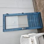 Hardhouten buitendeur 88 x 201,5, Doe-het-zelf en Verbouw, Deuren en Horren, Ophalen, Gebruikt, 200 tot 215 cm, Glas