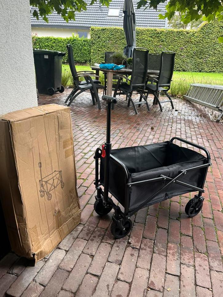 Opvouwbaar bolderkarretje / reiswagen, Caravans en Kamperen, Bolderkarren, Zo goed als nieuw, Opvouwbaar, Ophalen of Verzenden