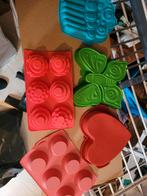 Siliconen bakvormen 3euro p. Stuk, Hobby en Vrije tijd, Taarten en Cupcakes maken, Ophalen of Verzenden, Zo goed als nieuw, Bakvorm