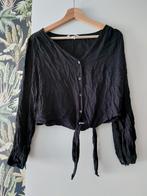 Cropped blouse H&M maat 40 zwart, Maat 38/40 (M), H&M, Zwart, Ophalen of Verzenden