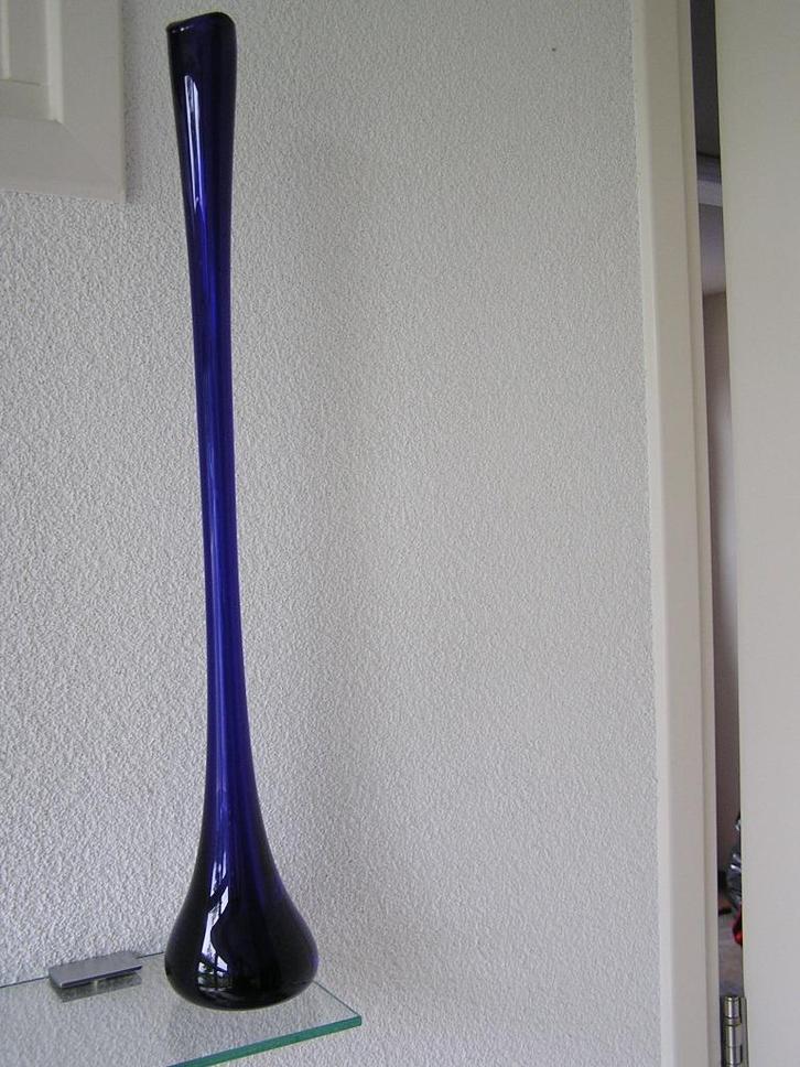 Leerdam Marel Copier Meydam Iris sier fles, Antiek en Kunst, Kunst | Designobjecten, Ophalen of Verzenden