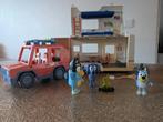 Bluey Heeler Family 4WD Caravan Set – Complete set!, Ophalen, Zo goed als nieuw, Kunststof