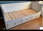Hemnes ikea bedbank, Huis en Inrichting, Slaapkamer | Slaapbanken, Ophalen, Zo goed als nieuw, Tweepersoons, 80 cm