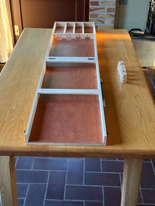 Mini sjoelbak inklapbaar Heemskerk, Hobby en Vrije tijd, Gezelschapsspellen | Bordspellen, Zo goed als nieuw, Ophalen