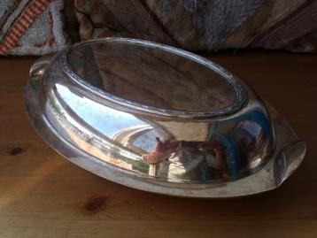 Mooie antieke silverplate dekschaal uit Engeland 29 cm. 1900 beschikbaar voor biedingen