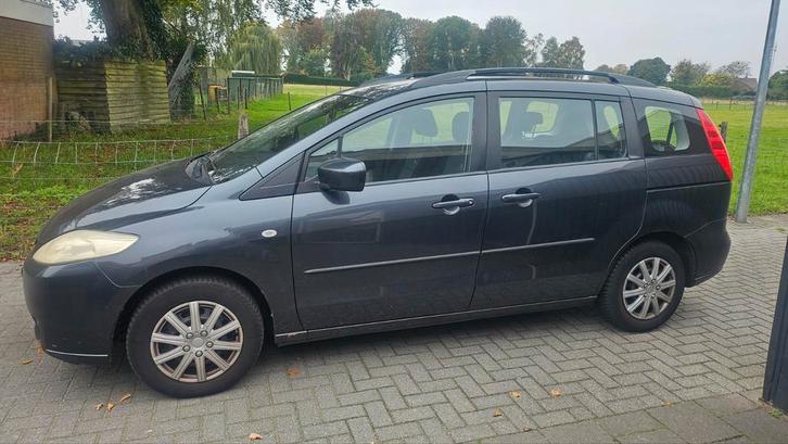 Mazda 5 2.0 2006 Grijs, Auto's, Mazda, Particulier, Benzine, D, MPV, Handgeschakeld, Origineel Nederlands, Zilver of Grijs, Voorwielaandrijving