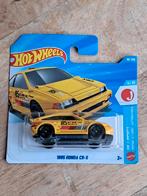 Hot Wheels 1985 Honda CR-X geel nieuw in verpakking, Ophalen of Verzenden, Nieuw, Auto