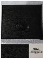 Longchamp pasjeshouder  zwart leer Nieuw, Sieraden, Tassen en Uiterlijk, Portemonnees, Overige merken, Verzenden, Zwart, Nieuw