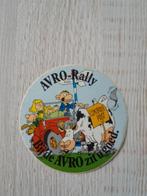 sticker AVRO - RALLY, Ophalen of Verzenden, Zo goed als nieuw, Film, Tv of Omroep