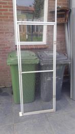 Twee aluminium deurpanelen, Ophalen, Zo goed als nieuw, Aluminium, Vogelkooi