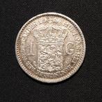 1 gulden 1916, Postzegels en Munten, Munten | Nederland, 1 gulden, Verzenden, Zilver, Koningin Wilhelmina
