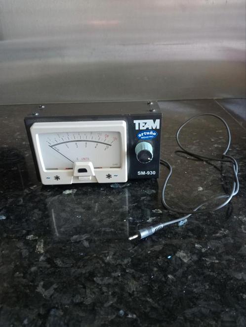 TEAM SM-930 / S meter voor cb ontvangers, Telecommunicatie, Zenders en Ontvangers, Zo goed als nieuw, Ophalen of Verzenden