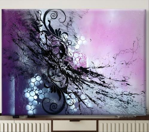 Abstract schilderij 60x80cm, Antiek en Kunst, Kunst | Schilderijen | Abstract, Verzenden
