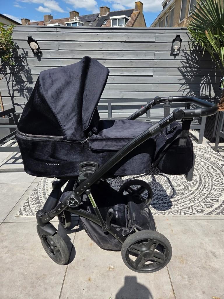 Velvett 3-in-1 kinderwagen in nette staat, Gebruikt, Combiwagen, Verstelbare duwstang, Ophalen
