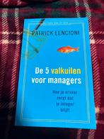 De 5 valkuilen voor managers - Patrick Lencioni, Boeken, Patrick Lencioni, Sociale wetenschap, Ophalen of Verzenden, Zo goed als nieuw